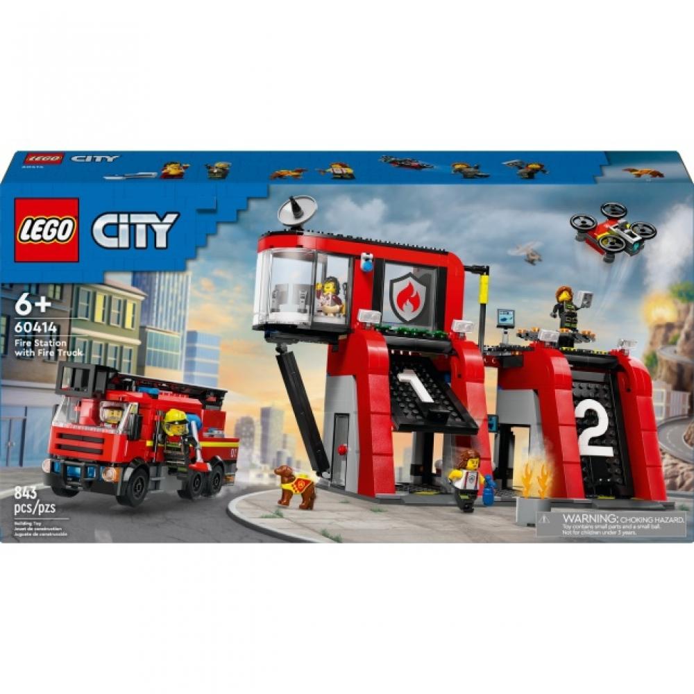 

Пожарная станция и пожарная машина LEGO 60414