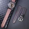 High-end Quick Release Genuine Leather Retro Men's Watch Strap - Crazy Horse Leather 18/20/22/24mm