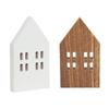 House Shaped Wooden Sign Block Christmas Gift Small Christmas Wooden House