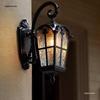 European Antique Solar Outdoor Wall Light for Garden, Balcony, and Villa Courtyard