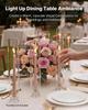 Hurricane Candle Holders Set of 24, 65 x 350 mm Tall Clear Glass Cylinder Candleholder Sleeve, High Borosilicate Glass, Wind Protection for Wedding,