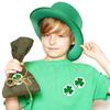 St. Patrick'S Day Sticker Roll Irish Clovers Sticker Roll 3 Leaf Clovers Sticker For Bag Box 500pc Day Stickers