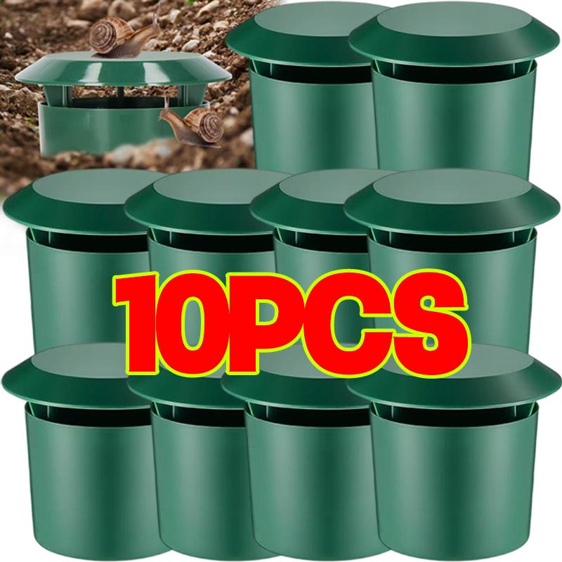 3-10PCS Snail Trap Catcher Garden Slug Cage Reusable Pests Bait Station Tools Garden Farm Protector Tools Garden Accessories