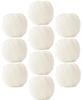 Rohwolle Bambus Kammgarn 25g Weißes Garn, 10er Set, Acryl, Gewicht, (ca. 55m), 1.