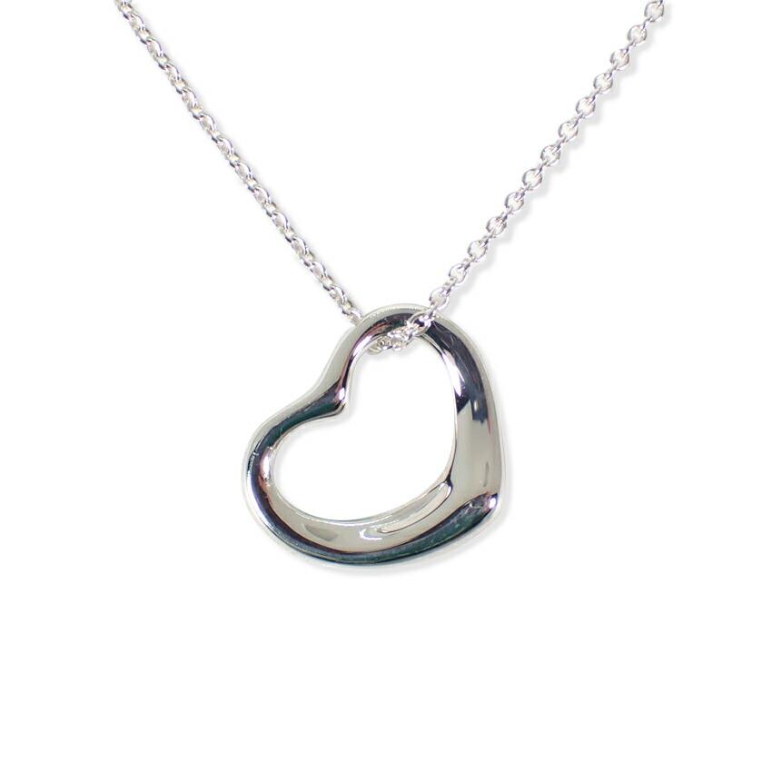 

[Used] TIFFANY/Tiffany 925 Open Heart Pendant/Necklace/g501-60