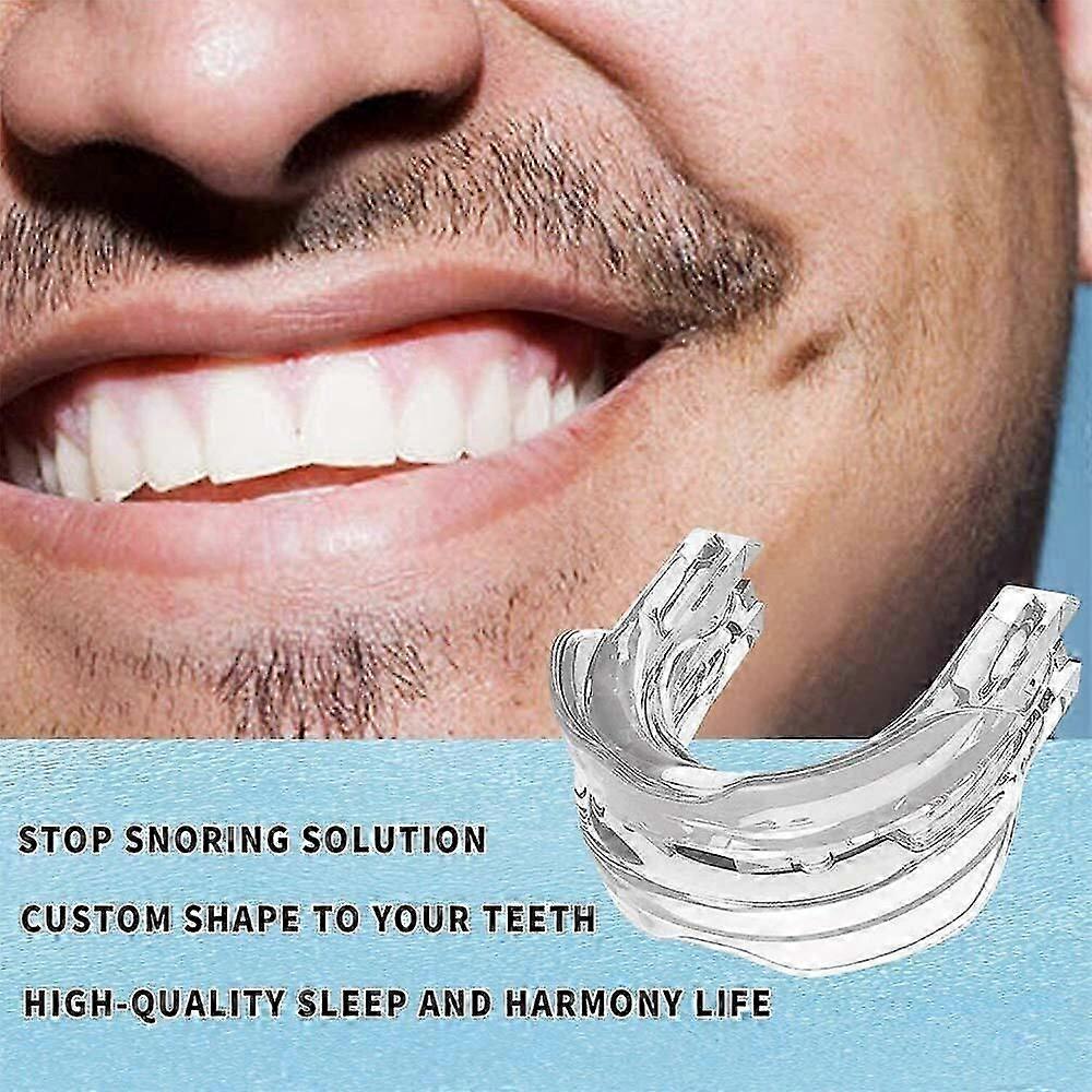 Anti-Schnarch-Mundschutz, Verstellbares Anti-Schnarch-Mundstück, Nacht-Zahnschutz, Bruxismus-Schlafbeißschiene