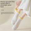 5 Pairs of Female Pure Cotton Spring and Summer 7A Antibacterial Deodorant Sweat Socks
