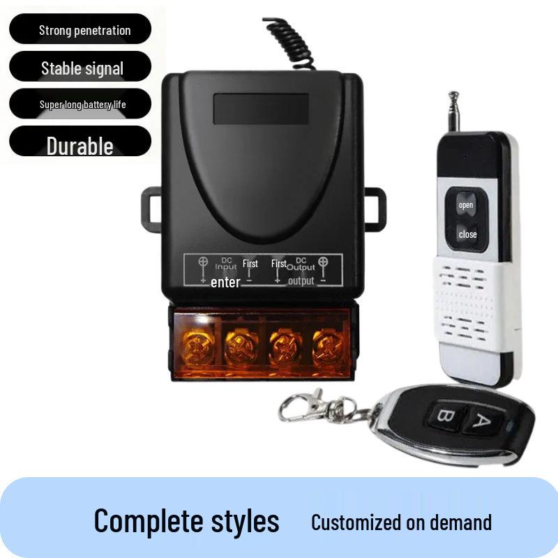 12V-48V Wireless Remote Control Switch for Vehicle Water Pump Modification