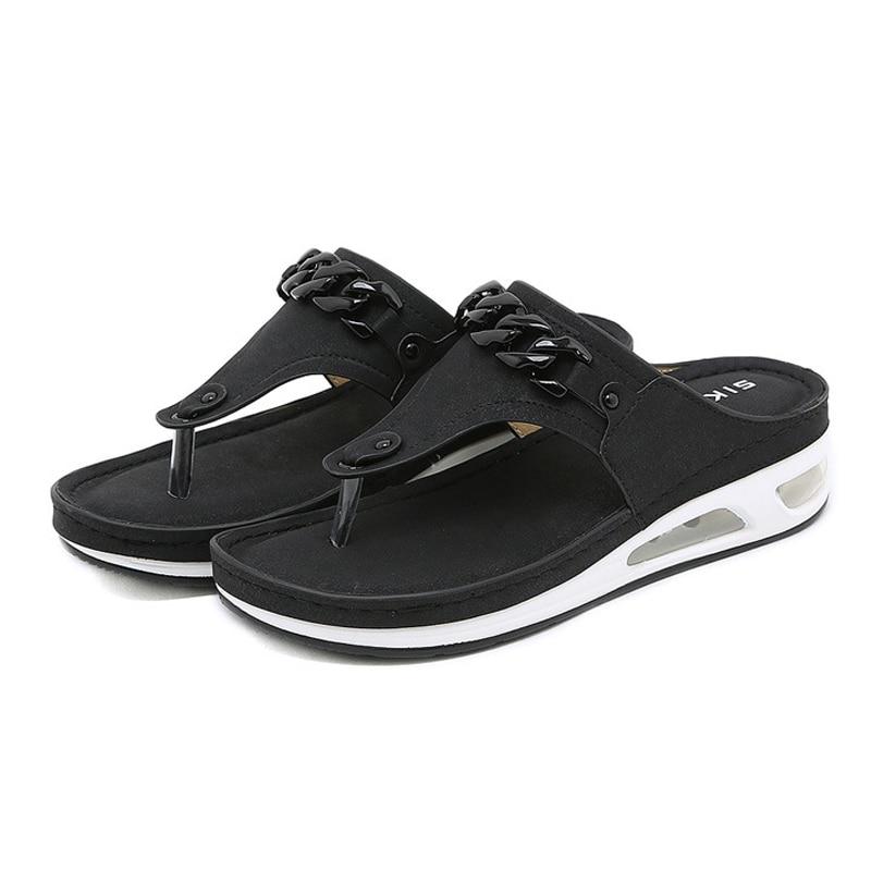 

2023 летняя обувь, женские босоножки на танкетке, летняя праздничная обувь, шлепанцы на танкетке, 4 см, синий, черный, большой размер 42