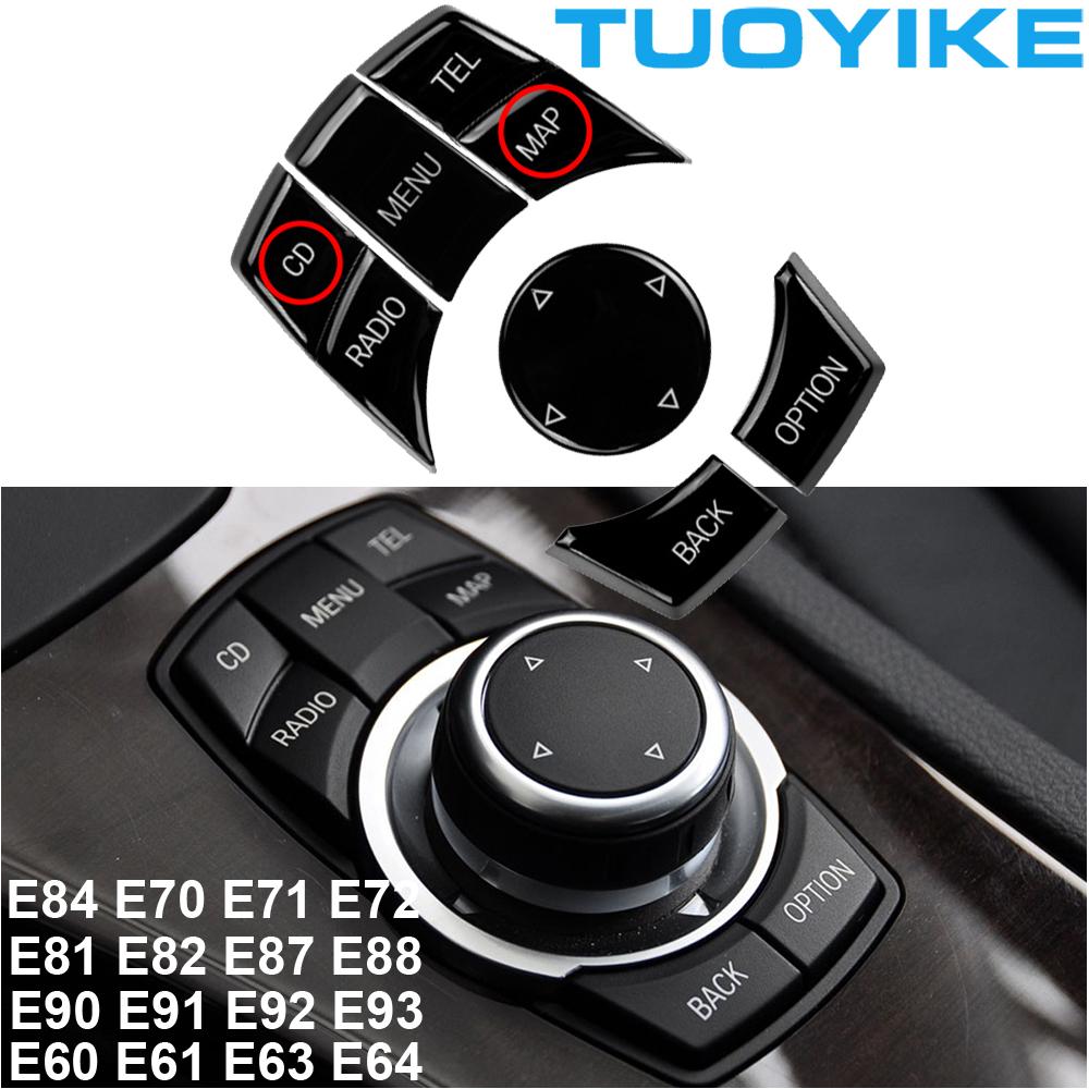 AAAQT1 Car Interior Console CIC i-Drive Multimedia Control Button For BMW 1 3 5-Series X1 E84 X5 X6 E70 E71 E81 E82 E90 E91 E92 E60 E61