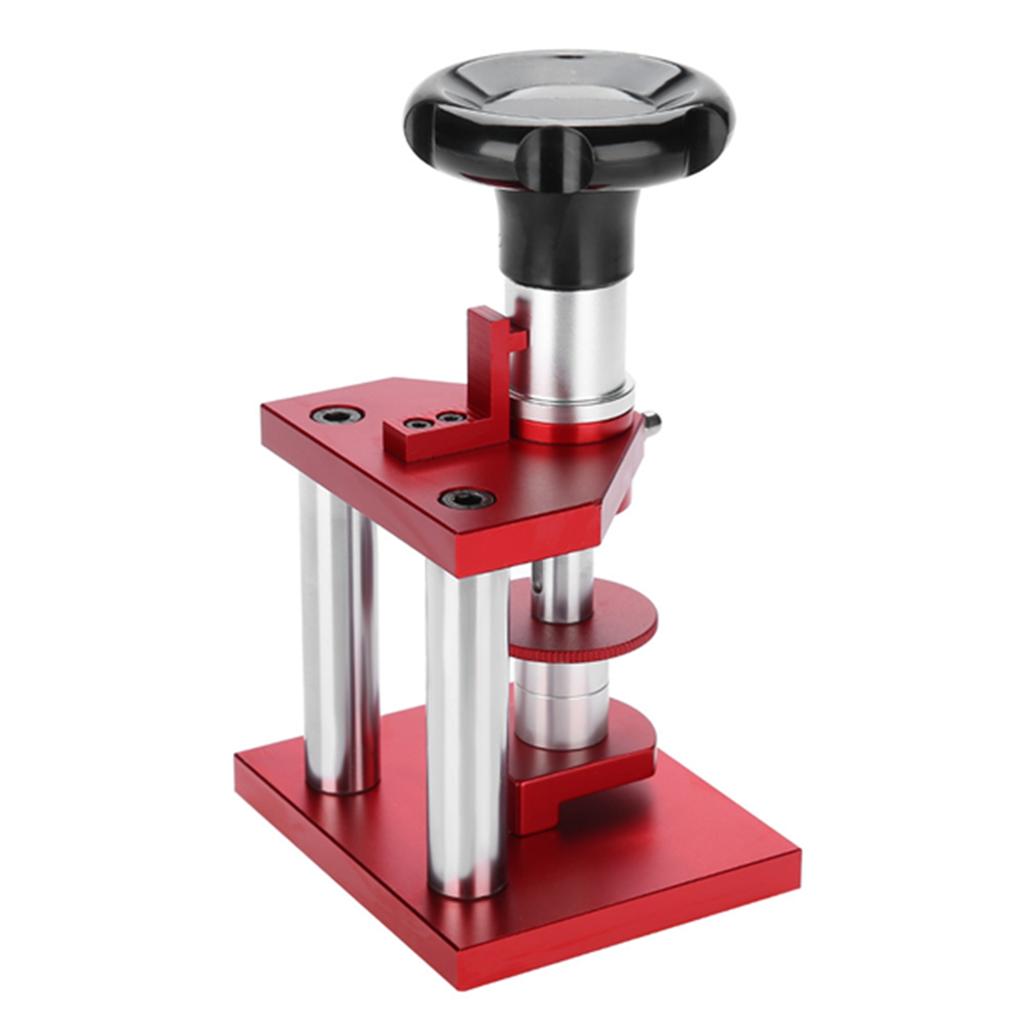 Screw Type Precise Crystal Bezel Watch Back Case Cover Press Tool with 20 Dies Pressing Repair