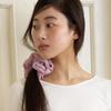 sheer double hair scrunchie - dusty pink