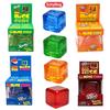 Needoh Mięściasta Kostka Powoli Rosnąca Zabawka do Ściskania Miękka Zabawka Antystresowa do Ściskania Fidget z Pudełkiem Niespodzianka Puzzle Prezenty