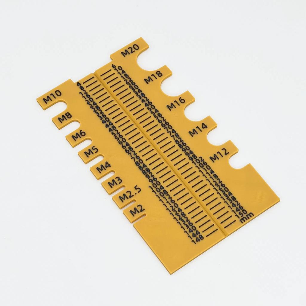 Portable Lightweight Precise Screw Measuring Gauge Suitable For Mechanic Engineers 150mm Length With Lightweight Design