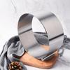 6-12inch Retractable Stainless Steel Circle Mousse Cake Ring DIY Baking Tool