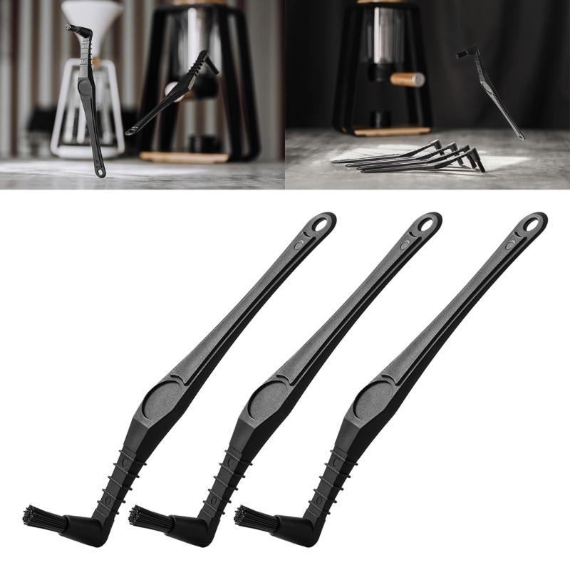 3er-Pack Kaffeemaschinen-Biegbare Bürsten Espresso-Gerät Winkelbürste für und Heimgebrauch Werkzeug