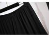 Plus Size Women's Cotton Casual Shorts - Elastic Waist, Anti-Exposure, Loose Fit, Summer Wear
