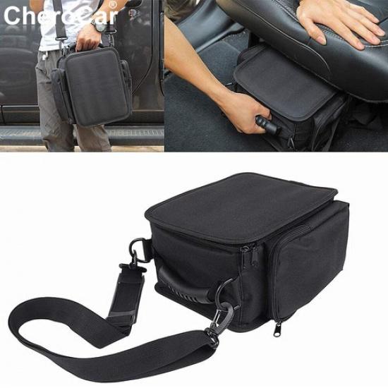 Rear Seat Under Seat Storage Bag Organizer for Jeep Wrangler JK JL JT 2007-2024