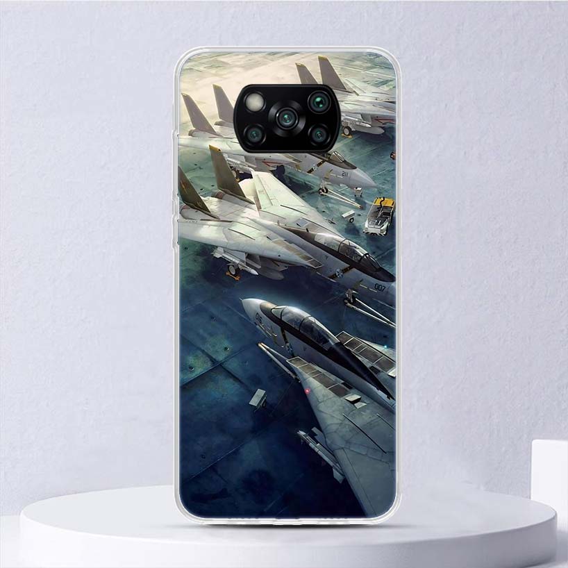 Aircraft Airplane Cool Soft Case For Xiaomi Poco X7 X6 X5 X4 X3 Nfc F7 Ultra F6 F5 Pro Phone Cover F4 Gt F3 M5S M4 M3 M5 M6 Coqu
