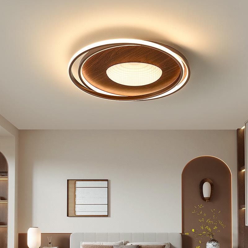 Chinese-Style Pastoral Ceiling Light for Balcony or Study Room - Eye Protection Design