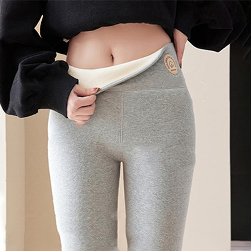 Women Winter Plus Velvet Stretch Legging Warm Thick High Waist Yoga Pants Casual Slim  Versatile Trousers
