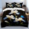 White irises and butterflies. Bedding sets Duvet cover sets Duvet covers Pillowcases(1*Duvet Cover 2*Pillowcases without duvet insert)