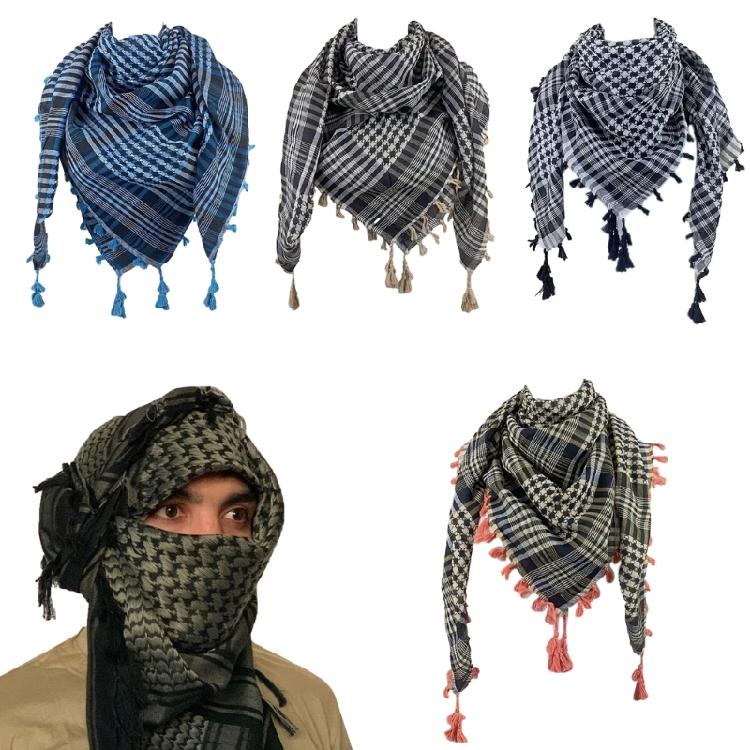 Sciarpe Pashmine Sciarpa Moda Donna Uomo Shemagh Arabo Keffiyeh Sciarpa Palestina