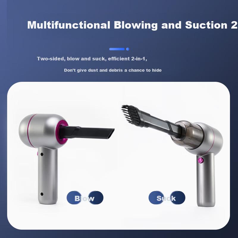 NVV Computer Vacuum Cleaner, Computer Dust Removal Keyboard Host Case Cleaning Blower, Desktop Cleaning Kit, USB Charging