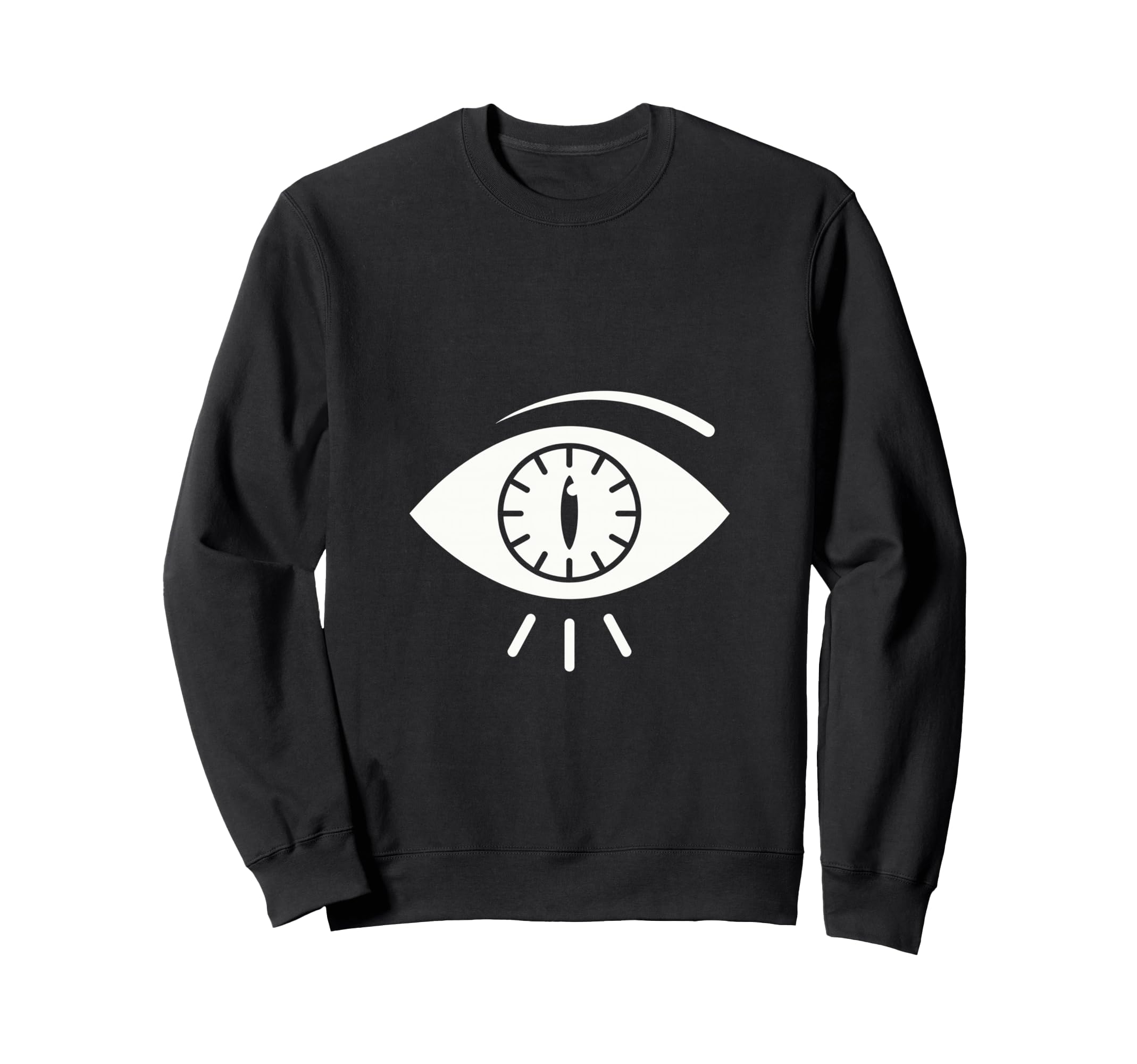 Мистический Глаз Минималистичный Эзотерический Символ Арт Дизайн Свитшот Всевидящий чёрный