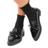 New Doudou Women's Shoes Glossy and Matte Le Fu Shoes with Tassels One Foot on Large Casual Shoes for Women Pumps size 35-43