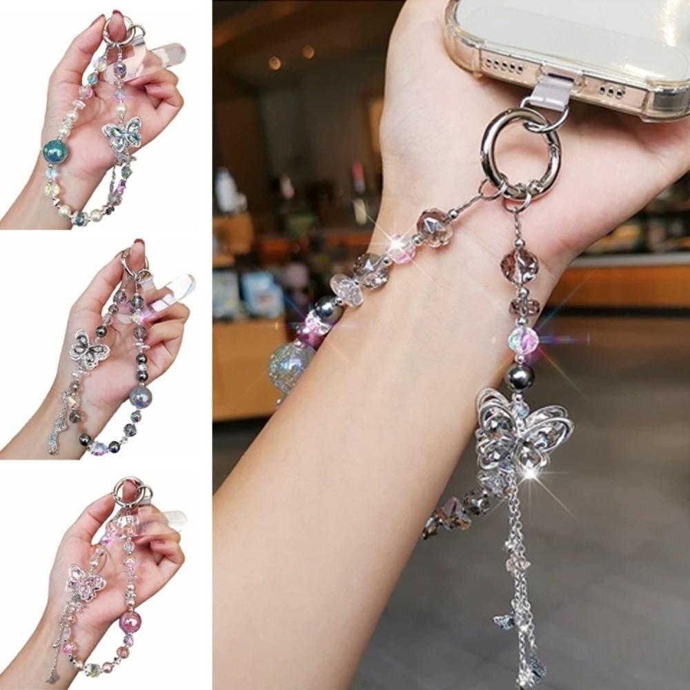 Pearl Cell Phone Chain Wrist Chain Mobile Phone Lanyard Mobile Phone Pendant