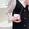 Nischendesign Mini-Tasche Damen neue kleine frische dreidimensionale Druckkette Tasche modische trendige Schulter Umhängetasche
