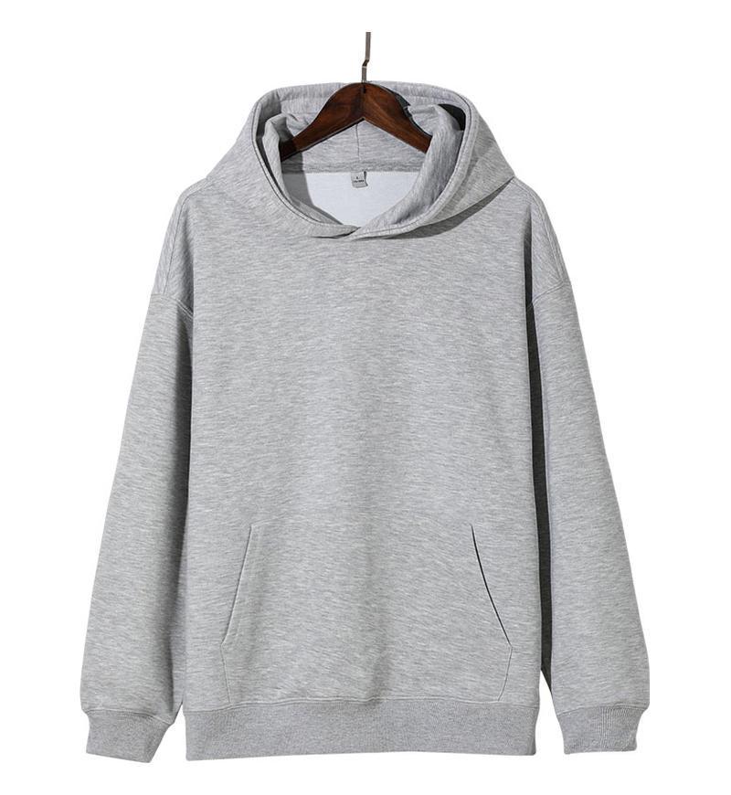 

European-Style Oversized Cotton Hoodie: Men s Versatile Long Sleeve Sweatshirt for Autumn and Winter. XL