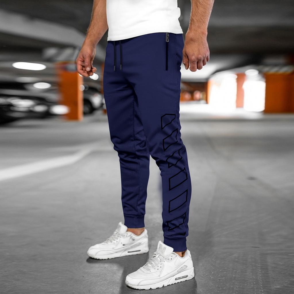 Frühling Und Herbst Sport Fitness Einfarbig Hosen männer Lose Laufende Casual Große Größe Jogginghose Baumwolle