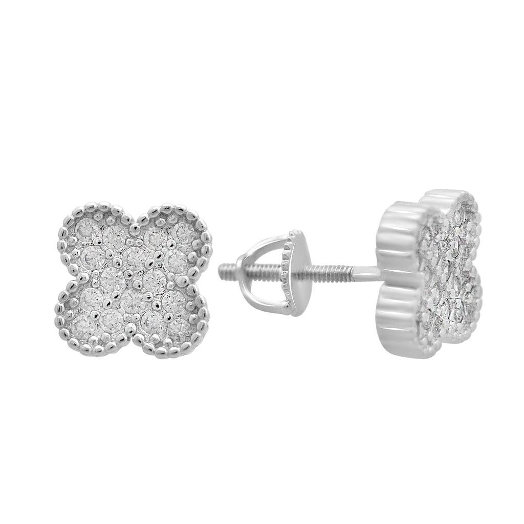 Silver Earrings with Cubic Zirkonia (2147961)