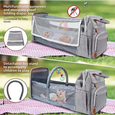 Mummy Bag New Style with Folding Bed Mummy Bag Multi-function Backpack for Mother Baby Bed