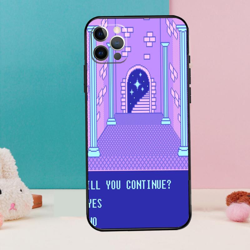 ART PIXEL AESTHETIC INDIE GEEK Phone Case For iPhone 17 Air 16 15 13 12 11 14 Pro Max 12 13 Mini 15 16 Plus 16e Cover Coque