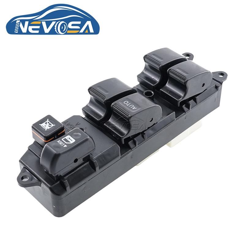 NEVOSA 84820-12340 Front Left Master Power Window Control Switch For Toyota Corolla 1997 1998 2000 2004 8482012340 84820-42060