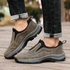 Zapatos de exterior para hombre de gran tamaño, zapatillas de deporte, zapatos de cuero de ante, zapatos de senderismo para hombre