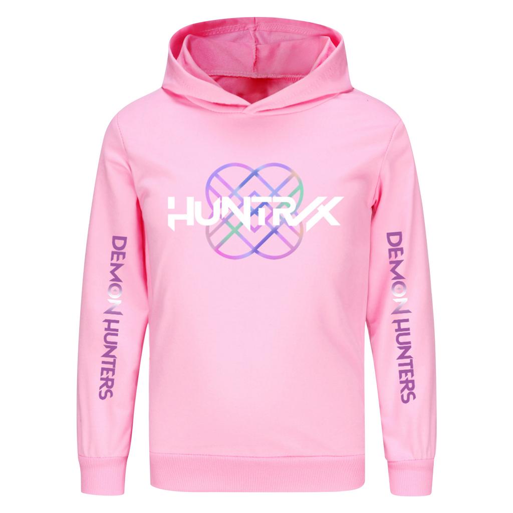 Children's Hooded Top And Pants Two-piece Tracksuit Set Long-sleeved Printed Sweatshirt Set