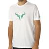 Men's Nike T Shirts Men's White Crew Neck Moderate Straight Fit