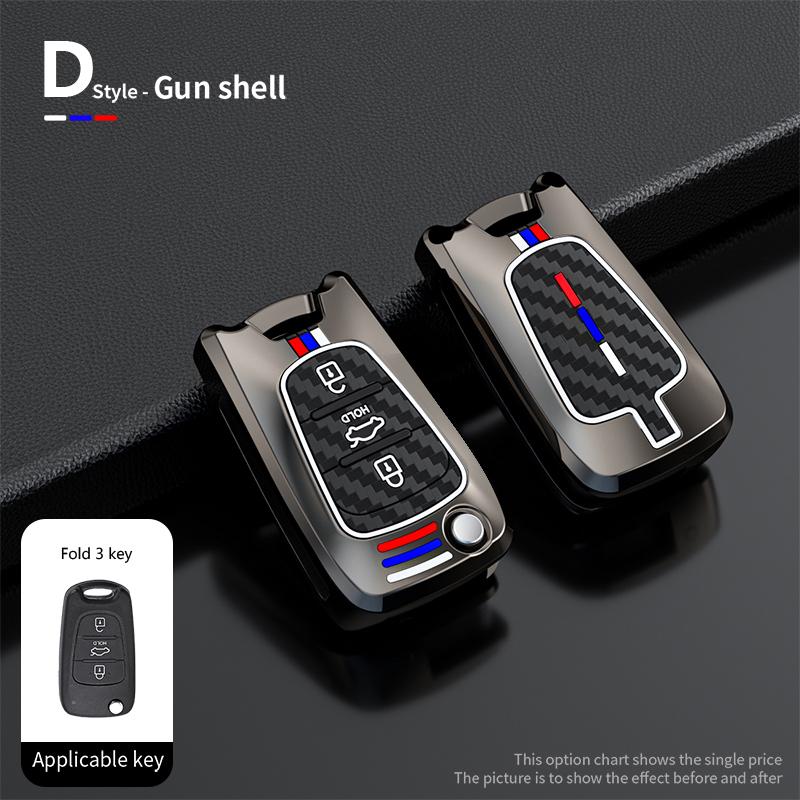 Car Key Case For Kia Sportage Rio 3 Soul Optima Ceed Pro K5 K2 Pride for Hyundai I20 I30 Ix20 Ix35 Elantra Accent Shell Cover