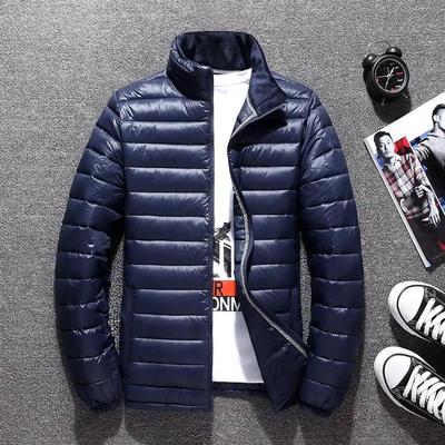 Ultralight Down Jacket Men's Stand-up Collar Short Portable Jacket Large Size Winter Jacket