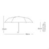 Windproof Travel Umbrella, Automatic Folding, Portable Protection, For Rain/Sun Black Polka Dot