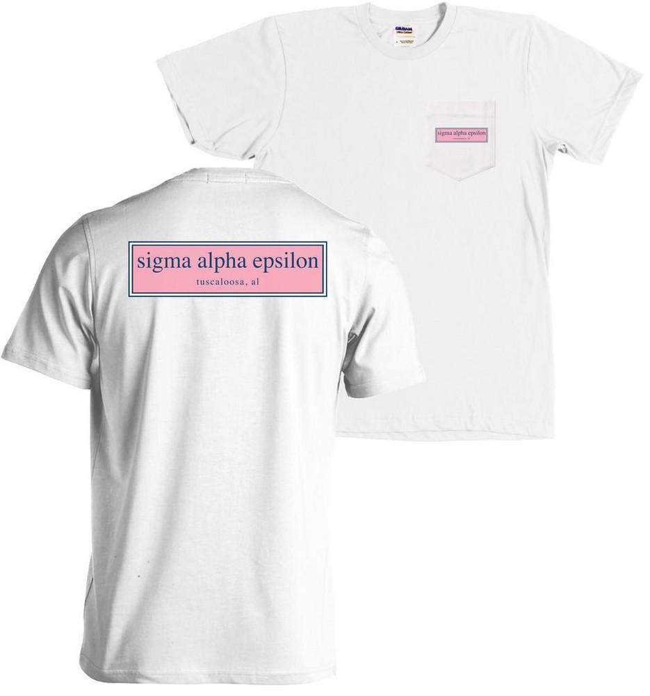 Sigma Alpha Epsilon Fraternity POCKE SAE - MORE COLORS - SIZE 2XL Unisex T-Shirt XL