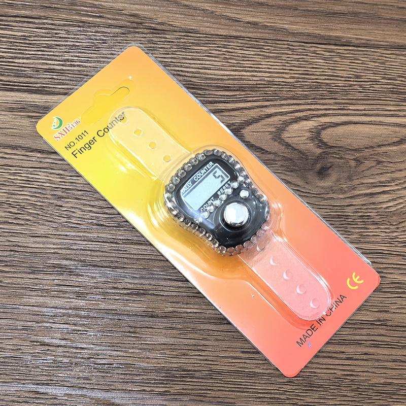Diamond-Set Tally Counter Ring