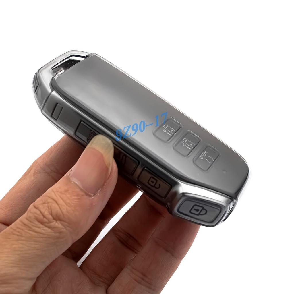 Transparent Black Tpu Car Smart Key Cover Case For Kia Sportage Nq5 K5 K8 Ev6 Sorento Seltos Optima Niro