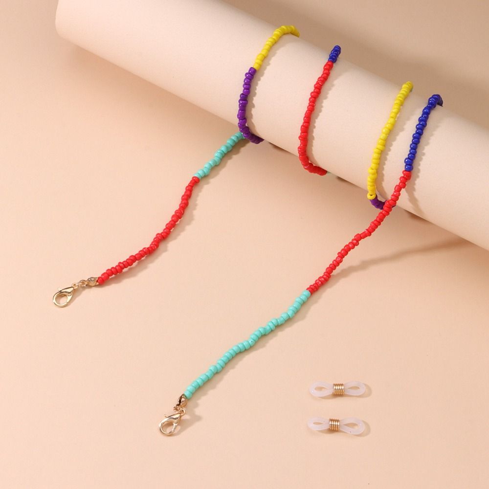 Colorful Colorful Bead Glasses Chain Bohemia Style Eyeglass Lanyard Elegant Sunglasses Chains  Men