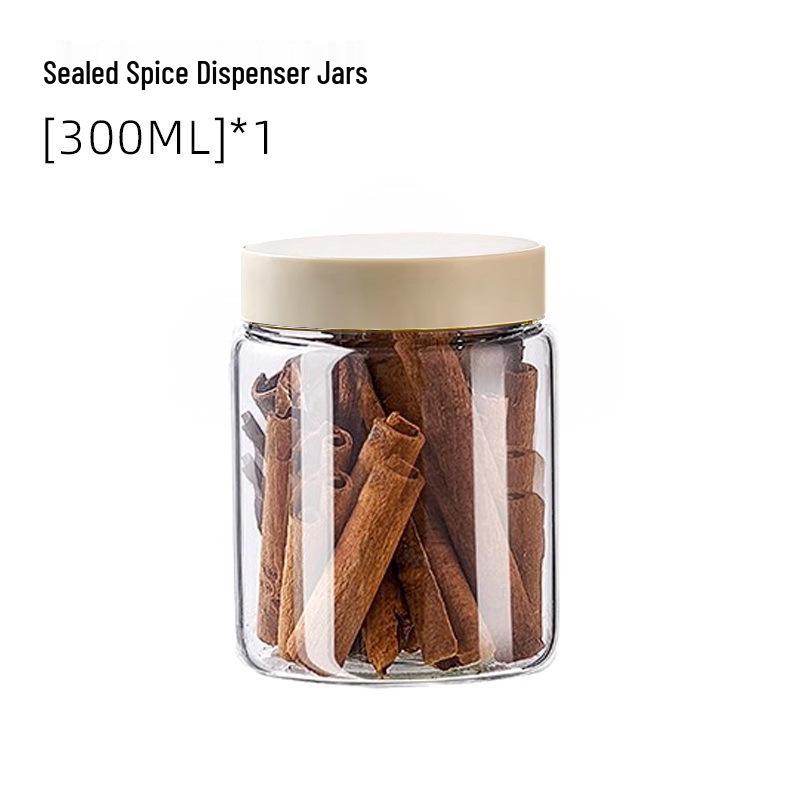 Frasco de Almacenamiento de Vidrio Resistente al Calor para Especias y Salsas
