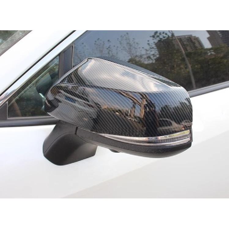 Carbon Fiber Rearview Side Mirror Cover Trim For 24-25 Toyota Grand Highlander